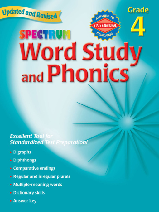 Title details for Spectrum Phonics, Grade 4 by Spectrum - Available
